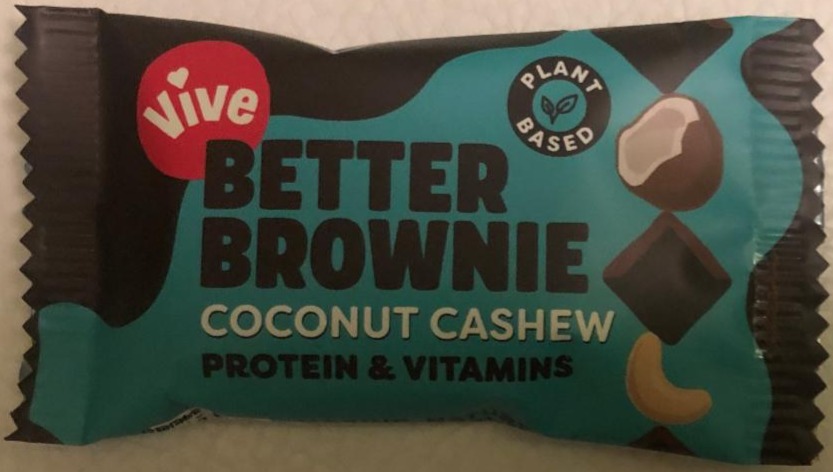 Photo - Better Brownie Coconut Cashew Vive