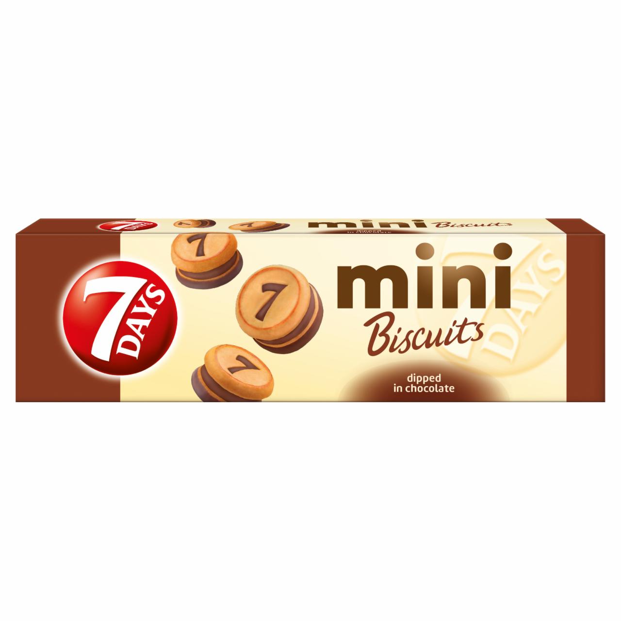 Photo - 7DAYS Mini Biscuits with Cocoa Filling and Milk Chocolate Coating 100 g