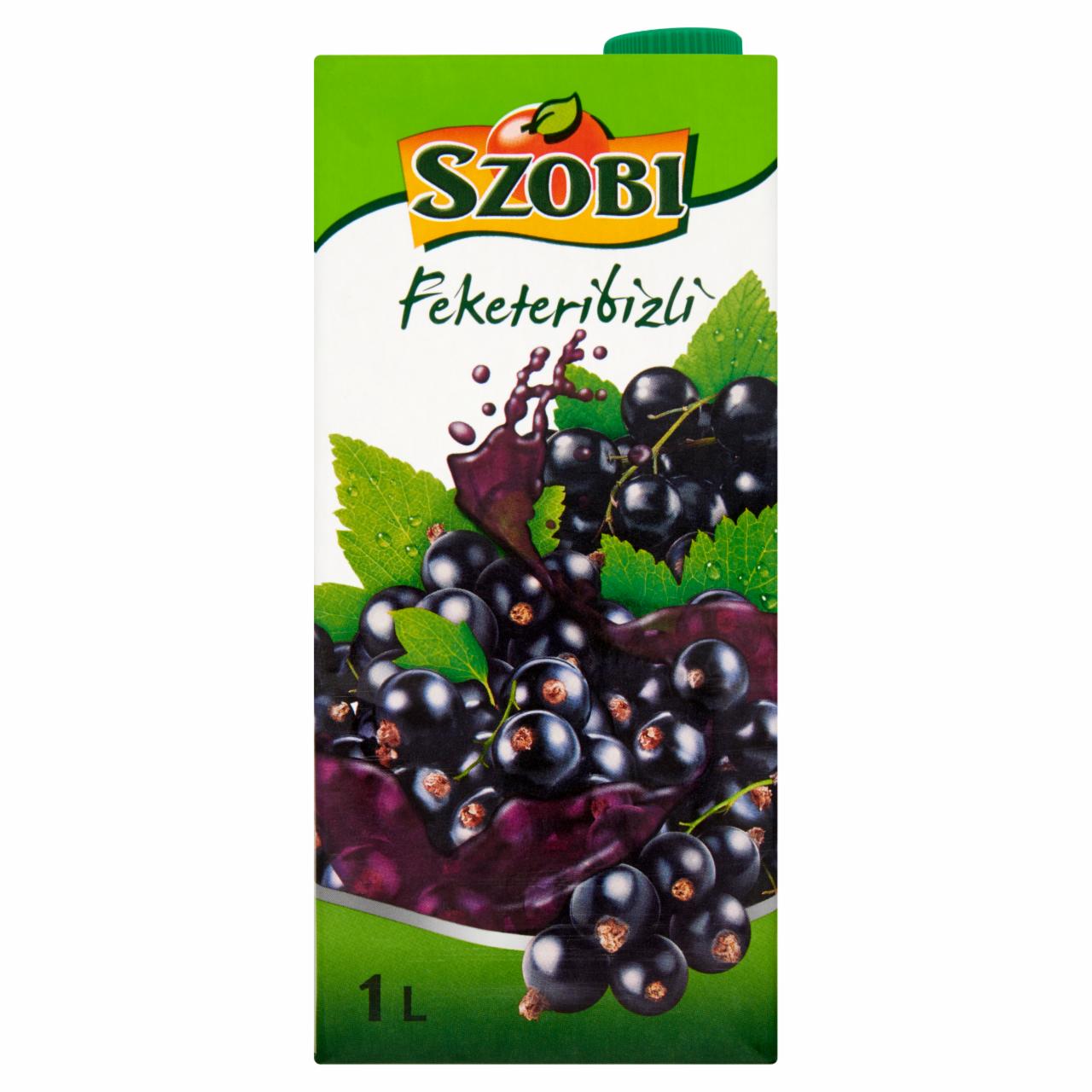 Photo - Szobi Blackcurrant Drink with Sugar and Sweeteners 1 l