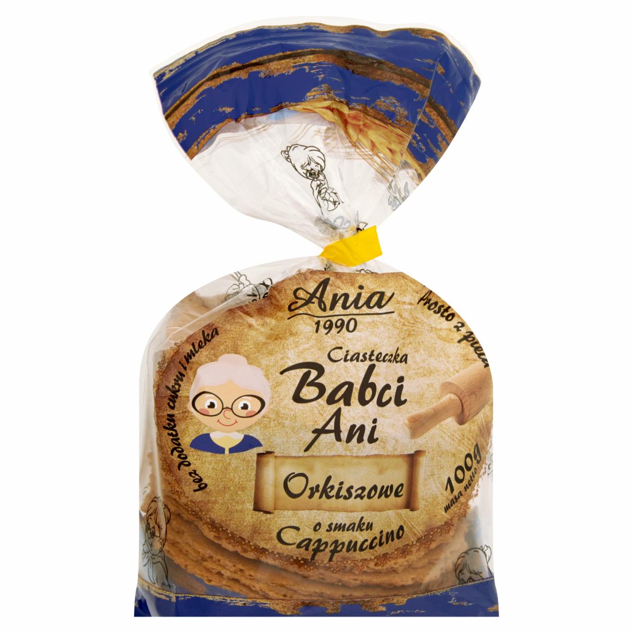Photo - Ania Cappuccino Flavour Spelt Babcia Ania Cookies 100 g
