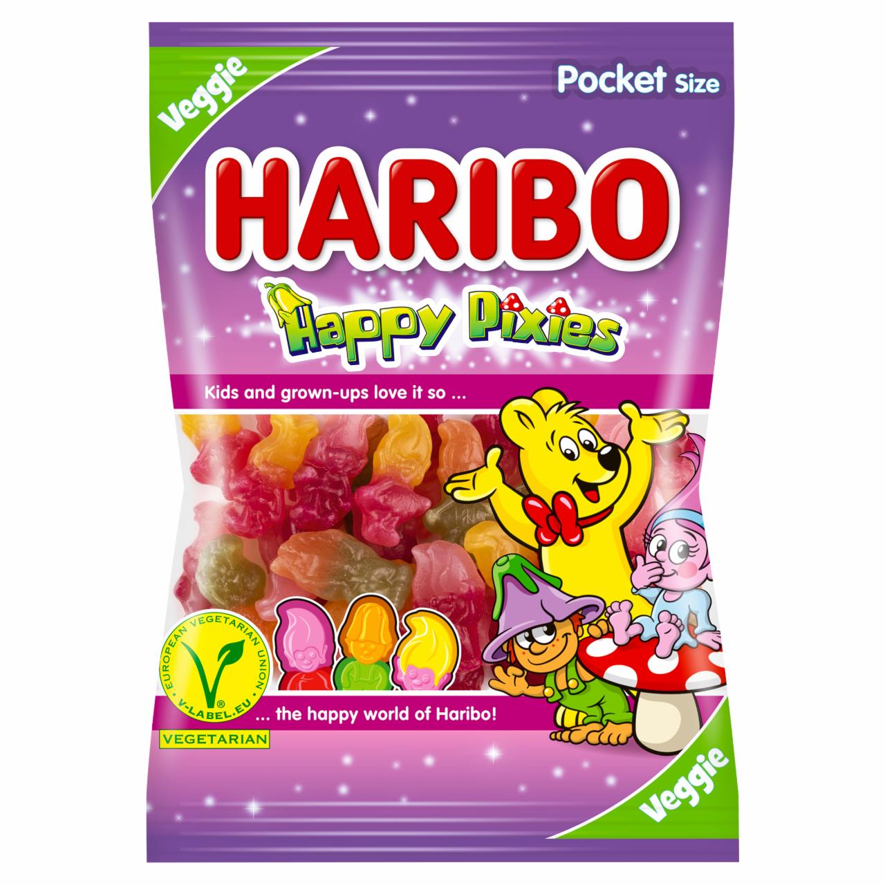 Photo - Haribo Happy Pixies Fruit Flavoured Gums 80 g