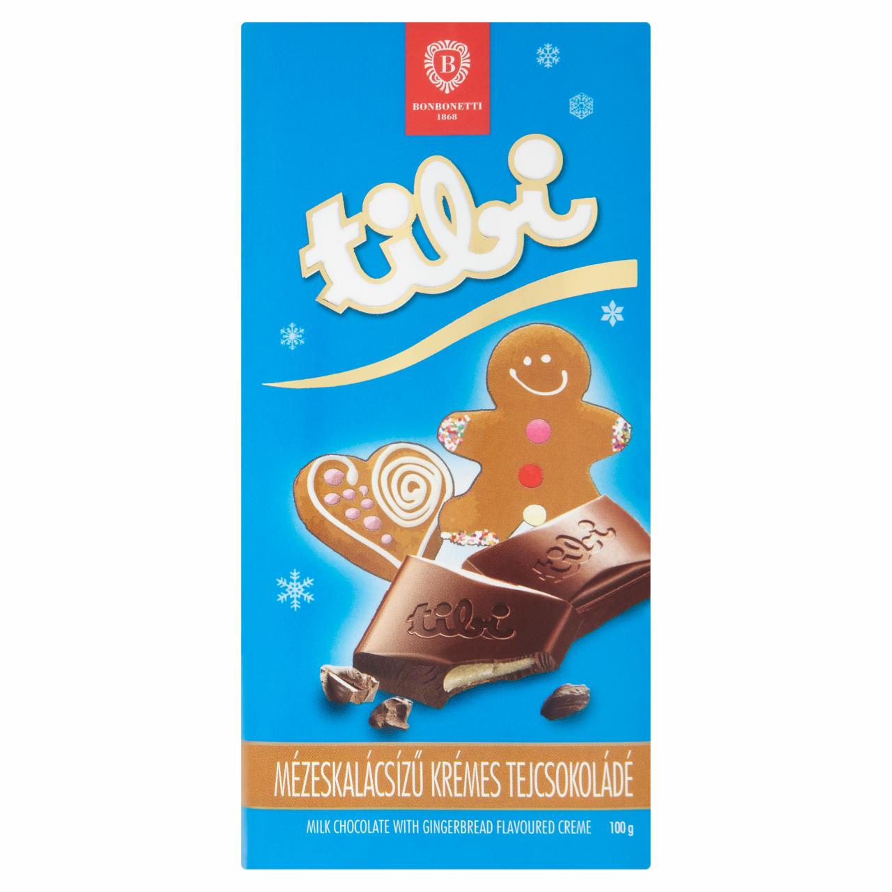 Photo - Tibi Milk Chocolate with Gingerbread Flavoured Cream 100 g