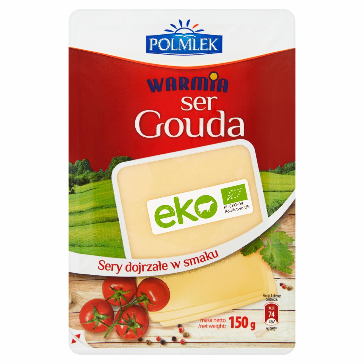Photo - Polmlek Gouda Eco Cheese Slices 150 g