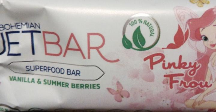 Photo - Bohemian jetbar superfood bar vanilla&summer berries pinky frou Eurona