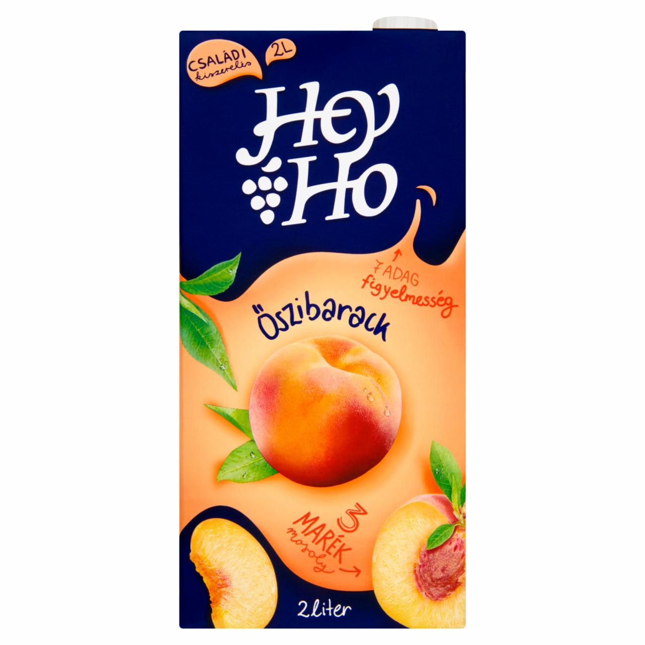 Photo - Hey-Ho Peach Fruit Juice with Sugar and Sweetener 2 l