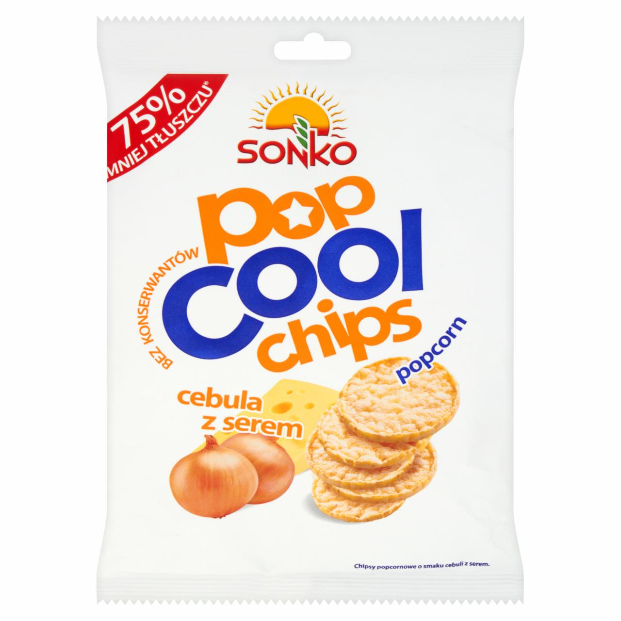 Photo - Sonko Popcool Chips Onion with Cheese Flavoured Popcorn Crisps 60 g