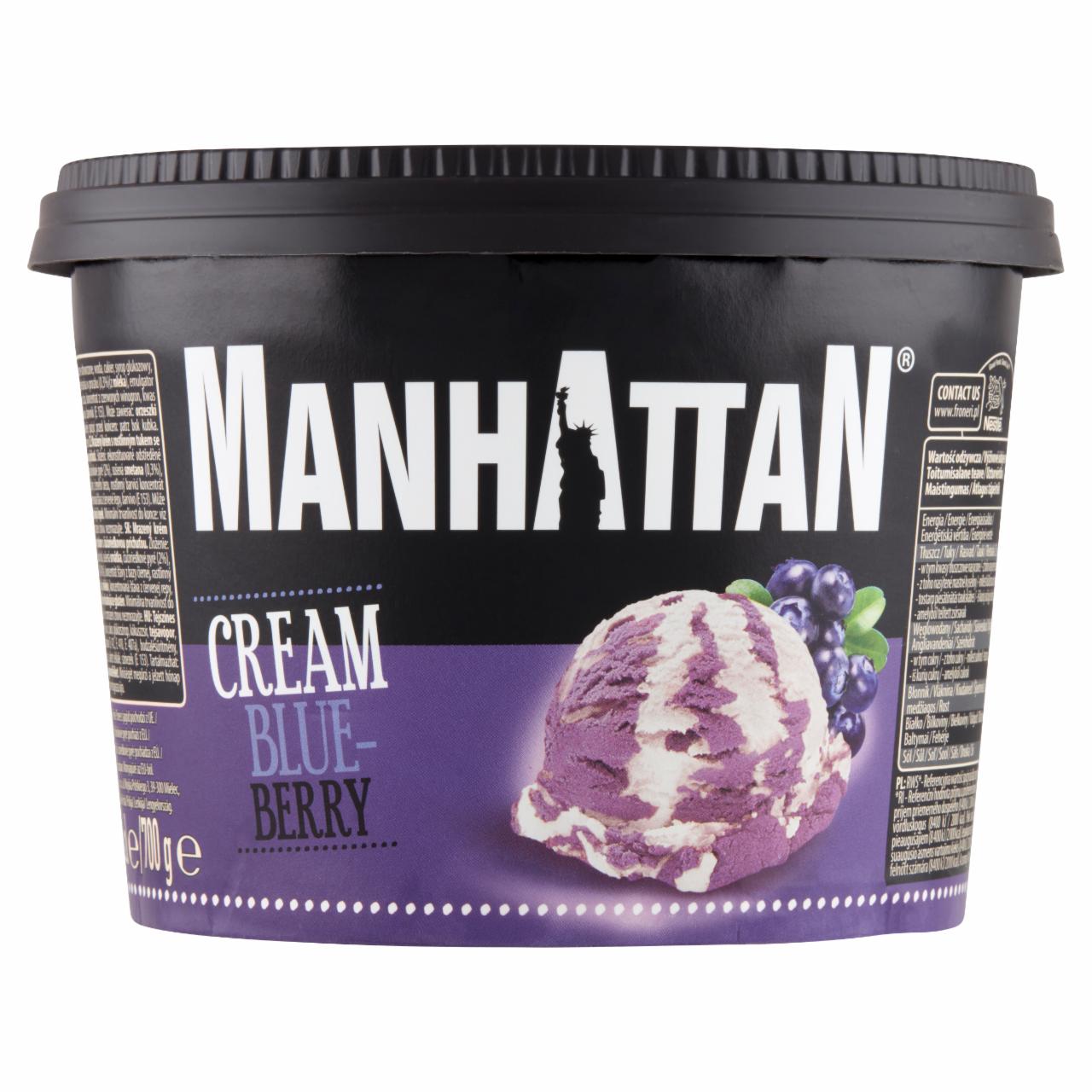 Photo - Manhattan Cream and Blueberry Ice Cream 1400 ml