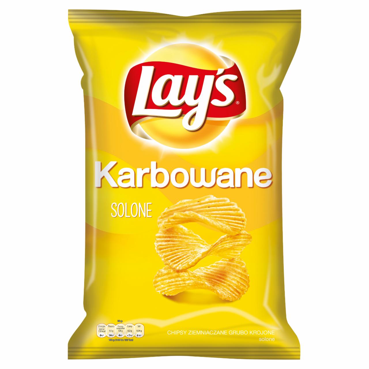 Photo - Lay's Karbowane Salted Potato Crisps 140 g