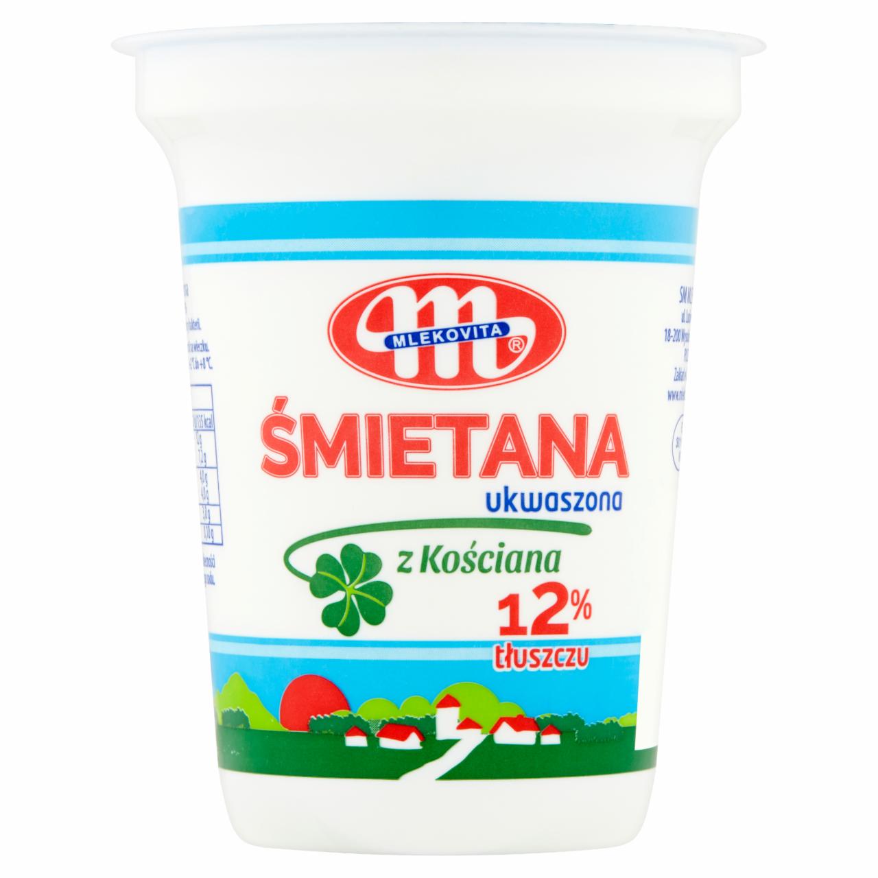 Photo - Mlekovita Curdled Sour Cream from Kościan 12% 350 g