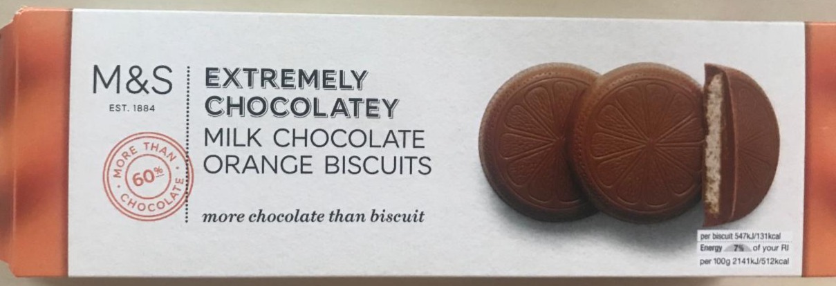Photo - Extremely Chocolatey Milk Chocolate Orange Biscuits M&S