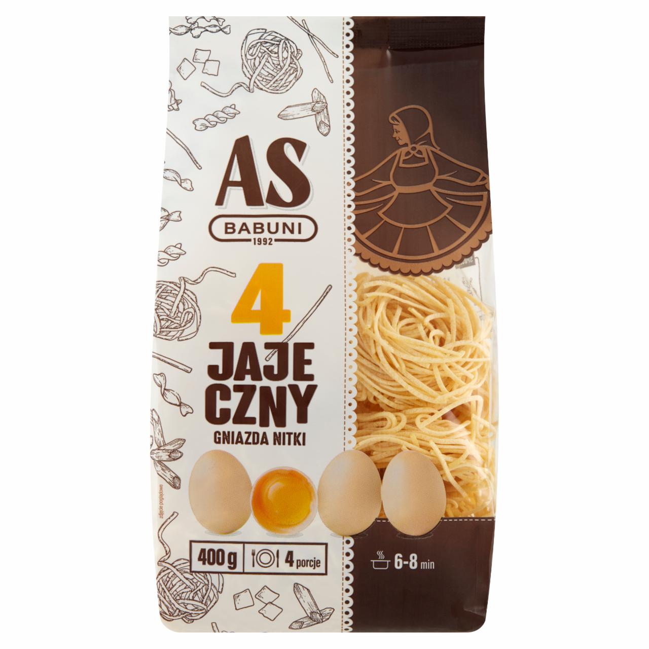 Photo - As-Babuni Nest-Threads 4 Egg Pasta 400 g