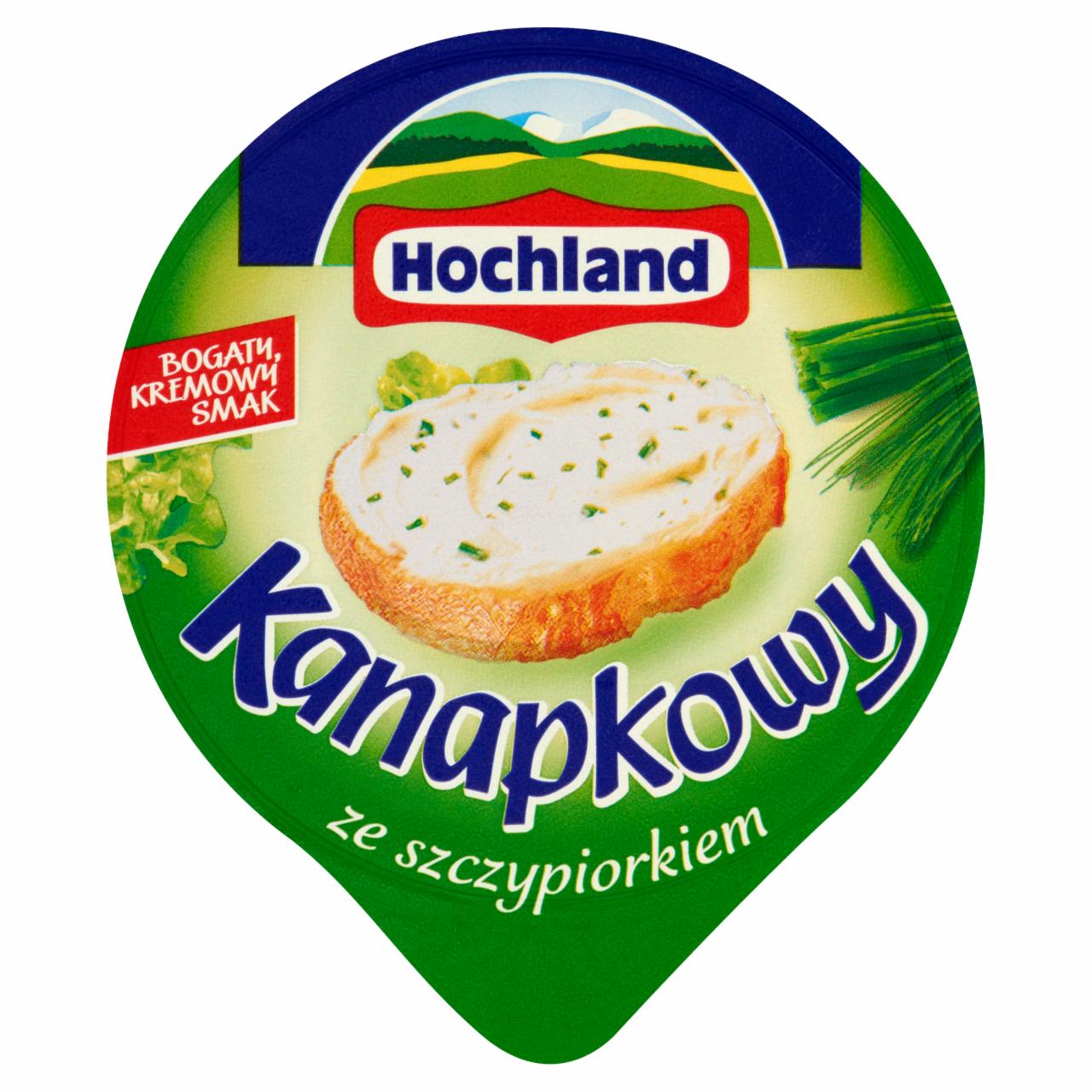Photo - Hochland Kanapkowy Cream Sandwich Cheese with Chives 150 g