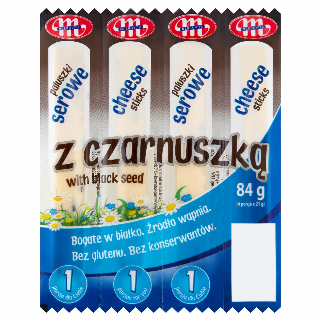 Photo - Mlekovita Cheese Sticks with Black Seed 84 g (4 x 21 g)