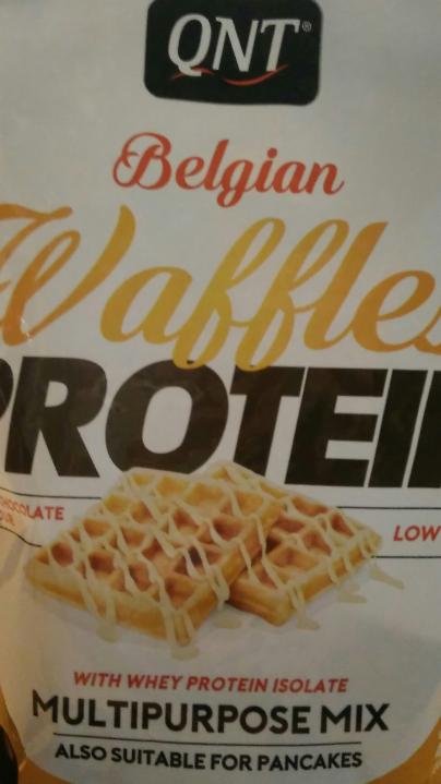 Photo - Belgian Waffles Protein White Chocolate Flavour QNT