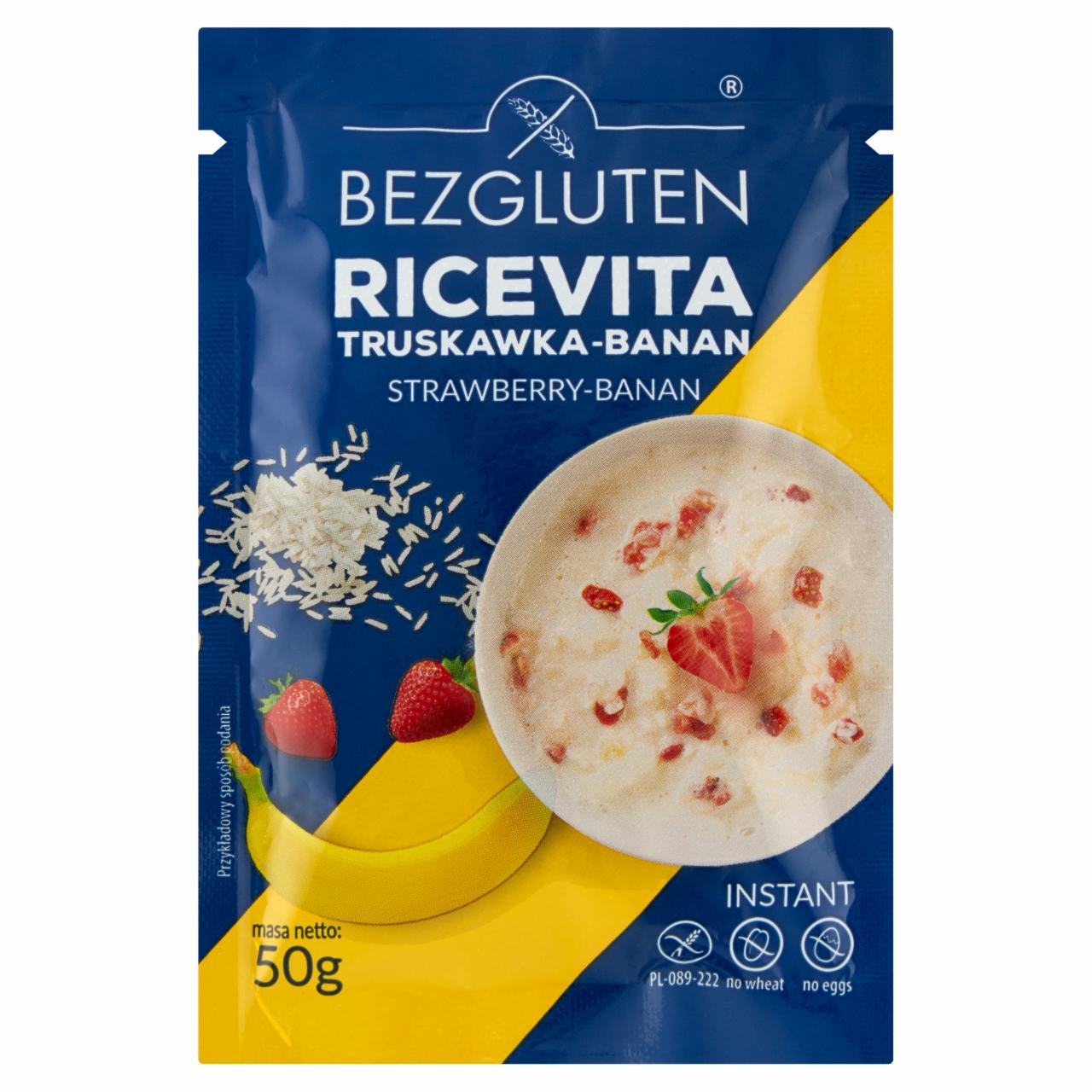 Photo - Bezgluten RiceVita Strawberry-Banana Rice Flakes 50 g