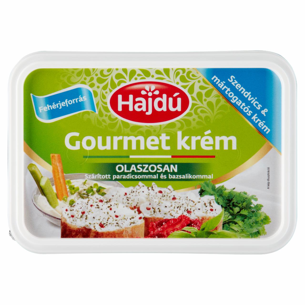 Photo - Hajdú Italian Style Gourmet Spreadable Milk Product with Dried Tomatoes and Basil 180 g