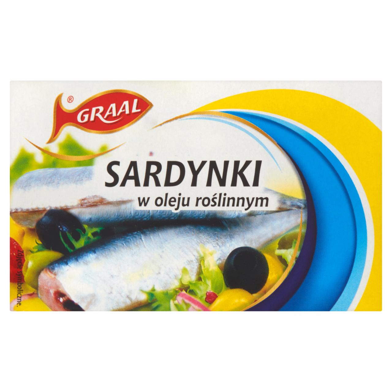 Photo - GRAAL Sardines in Vegetable Oil 125 g