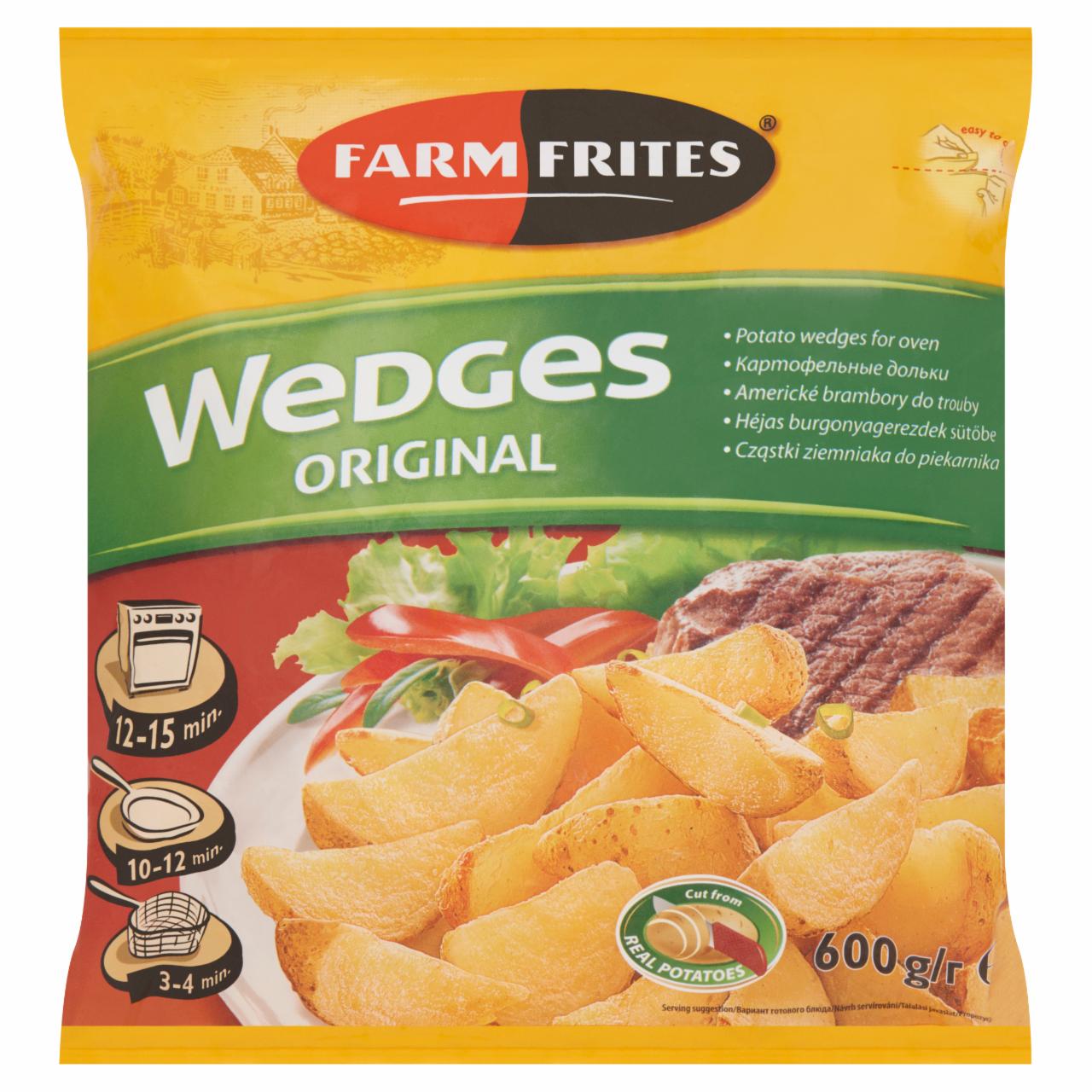 Photo - Farm Frites Pre-Fried, Quick-Frozen Potato Wedges for Oven 600 g