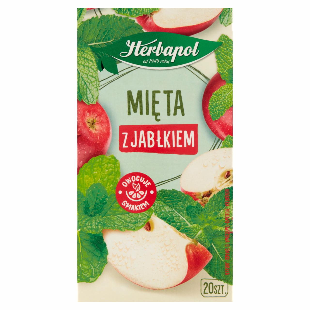 Photo - Herbapol Mint with Apple Herbal Fruit Tea 30 g (20 x 1.5 g)
