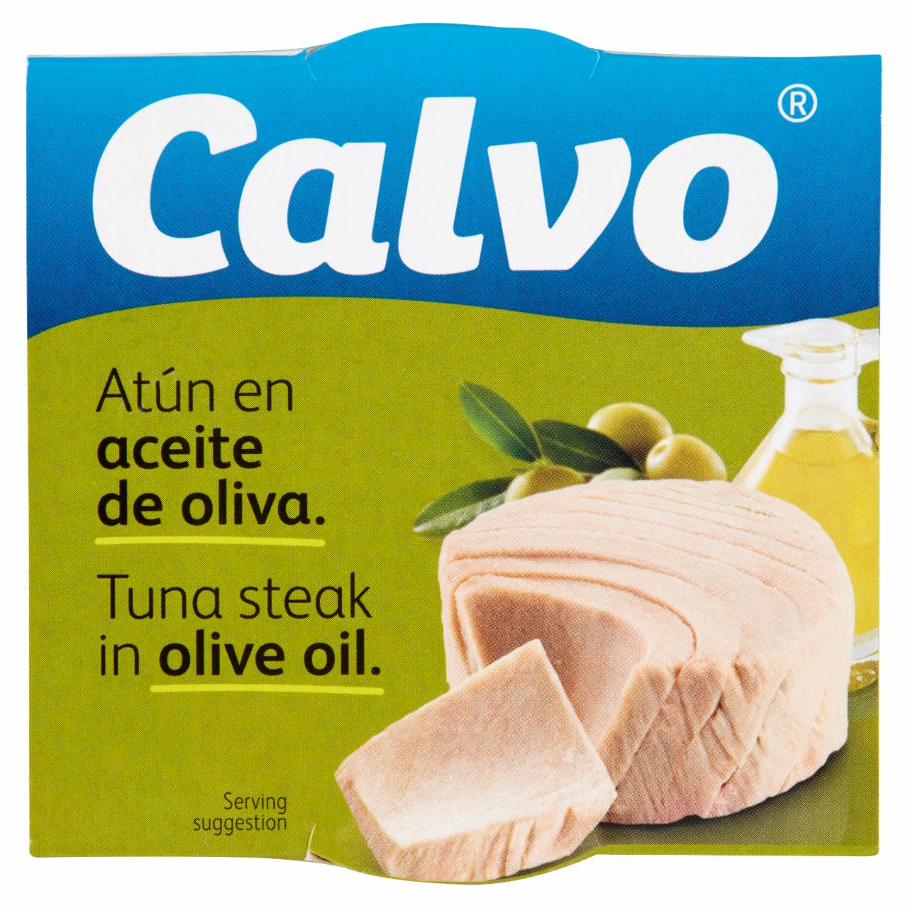 Photo - Calvo Tuna Steak in Olive Oil 160 g
