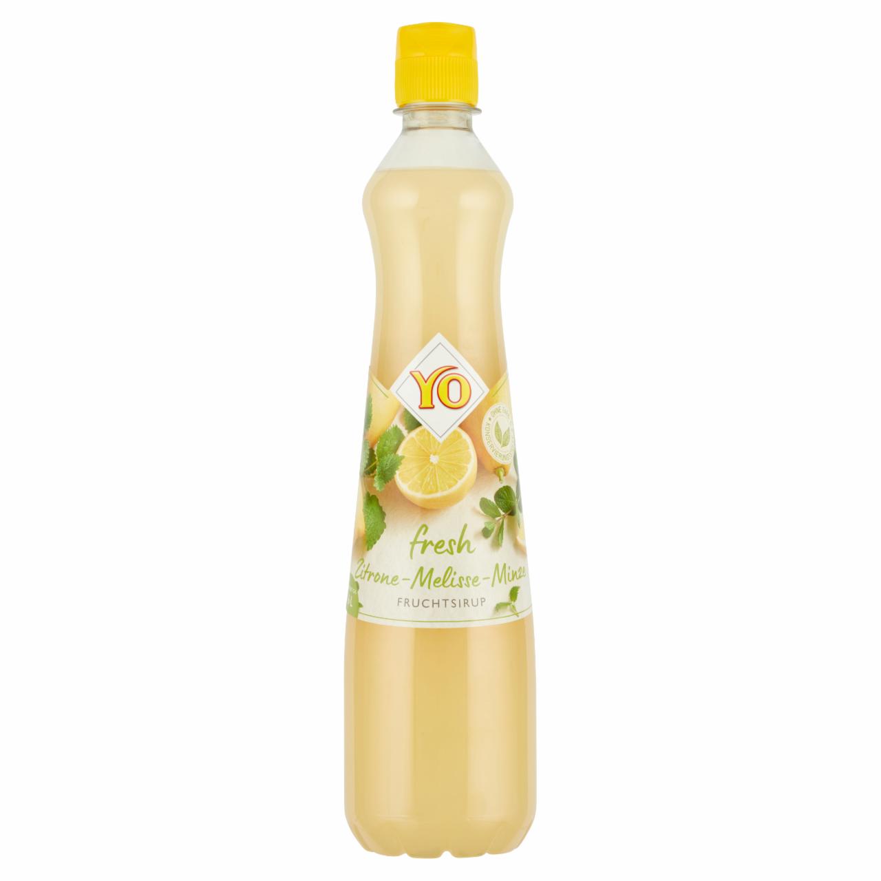 Photo - YO Fresh Lemon-Lemongrass-Mint Flavored Syrup 0,7 l