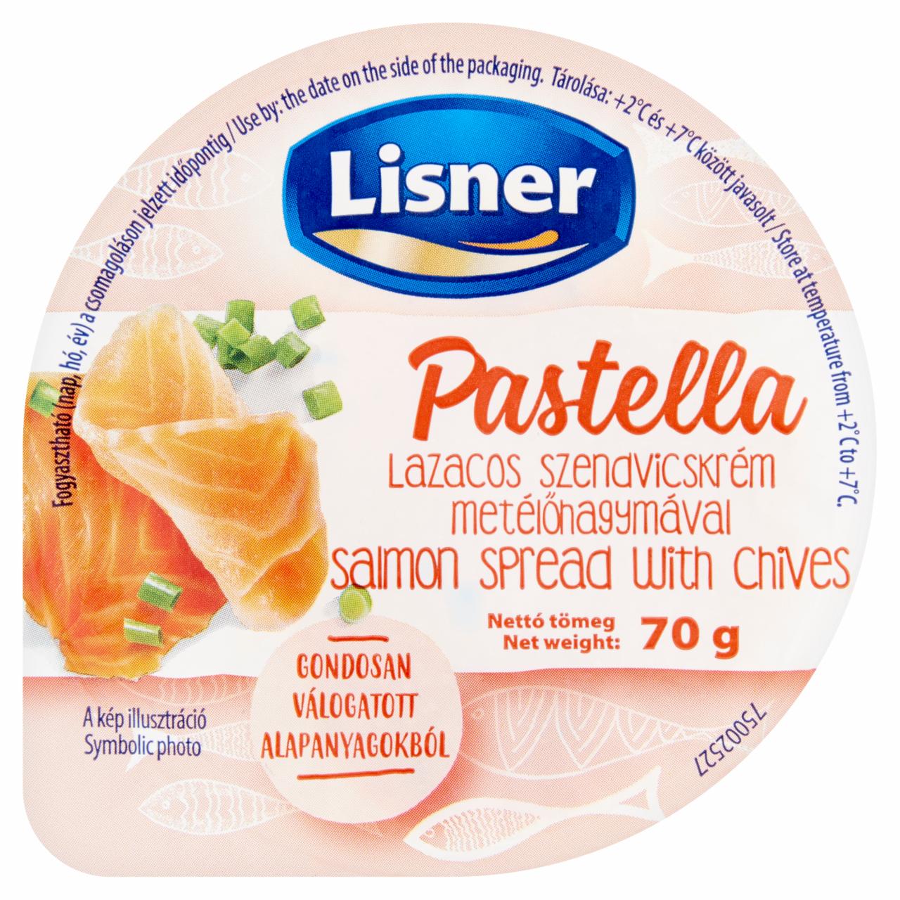 Photo - Lisner Pastella Salmon Spread with Chives 70 g
