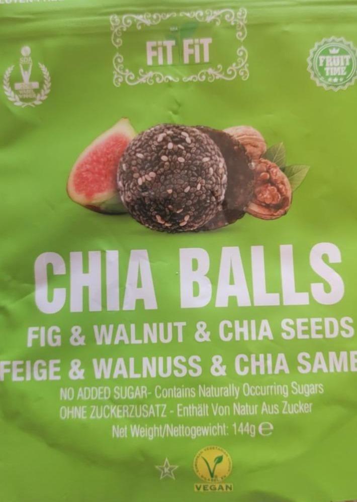 Photo - Chia Balls Fig & Walnut & Chia Seeds Fit Fit