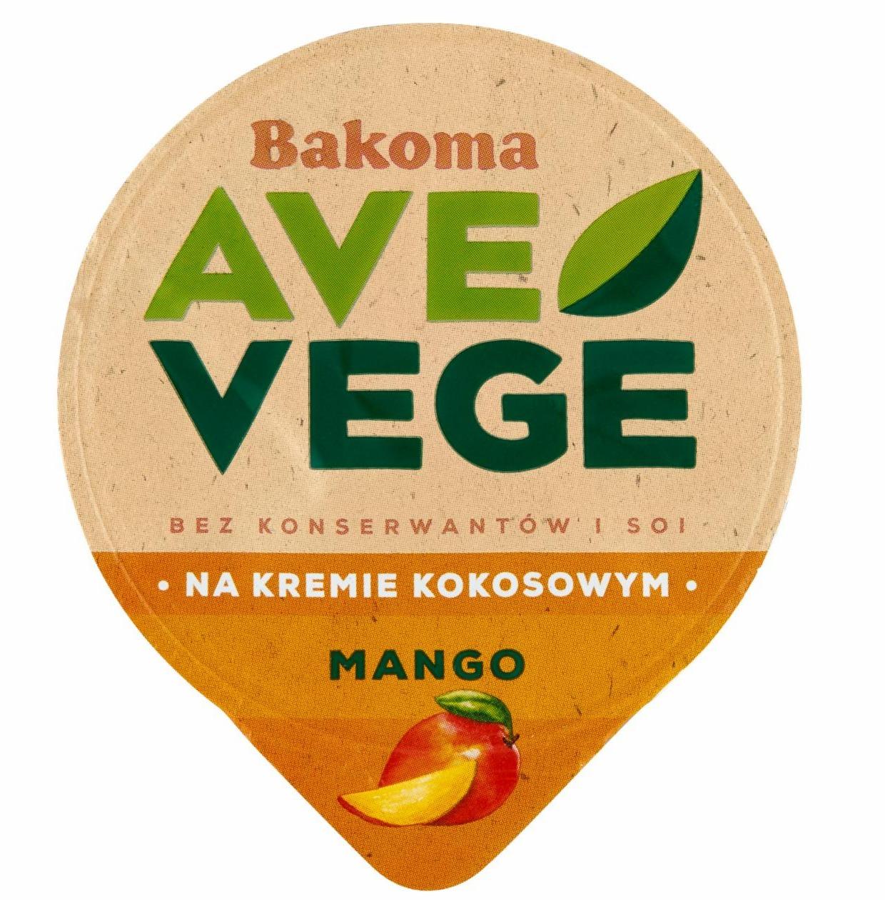 Photo - Bakoma Ave Vege Dessert Made with Coconut Milk with Mango 150 g