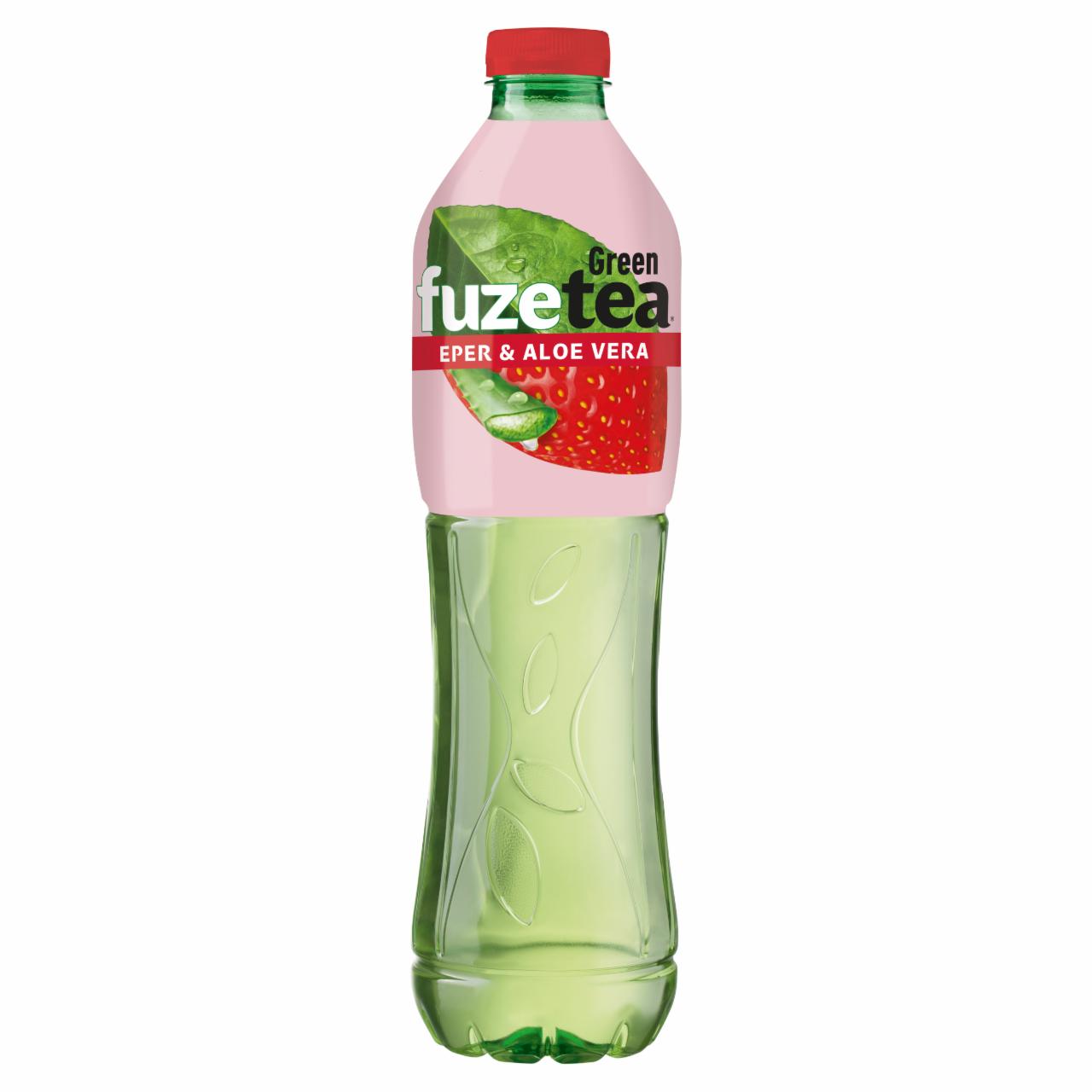 Photo - FUZETEA Non-Carbonated Strawberry-Aloe Vera Flavoured Soft Drink with Sugar and Sweetener 1,5 l