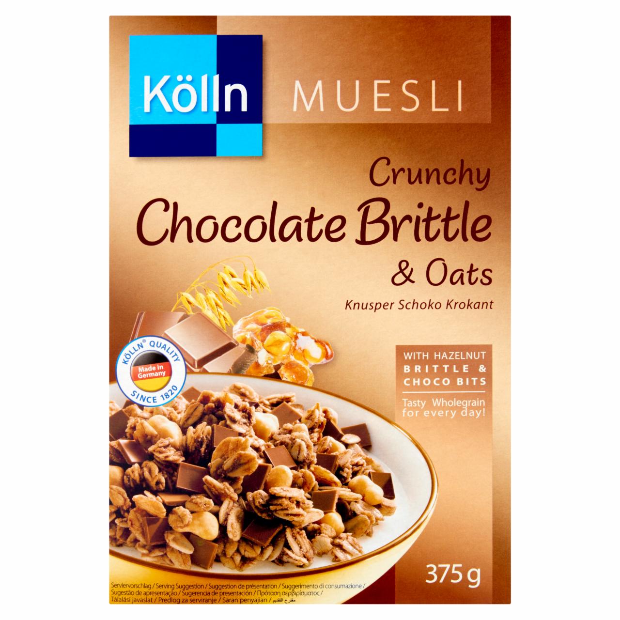Photo - Kölln Crunchy Wholegrain Muesli with Chocolate and Hazelnut Brittle 375 g