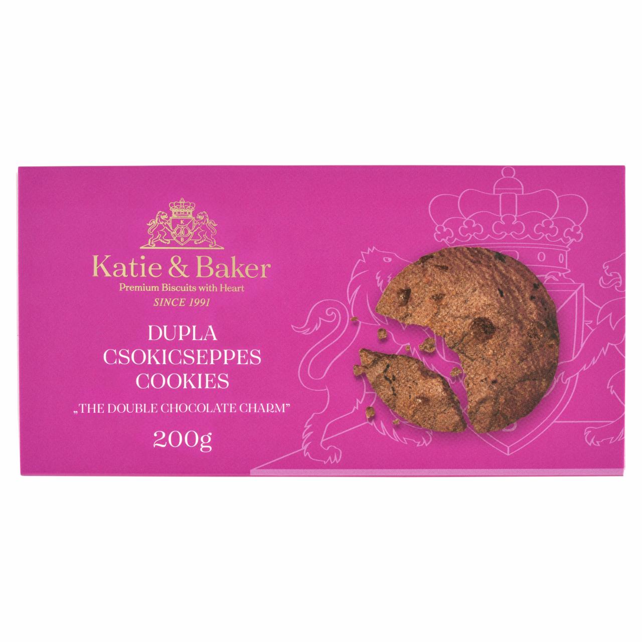 Photo - Katie & Baker Double Chocolate Chip Cookies 200 g