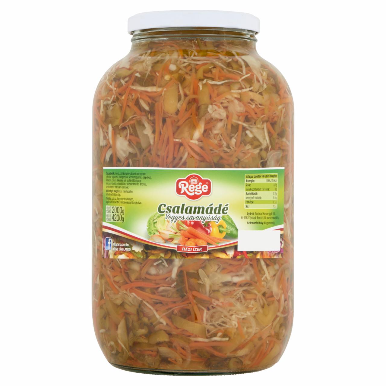 Photo - Rege Mixed Pickles 4200 g