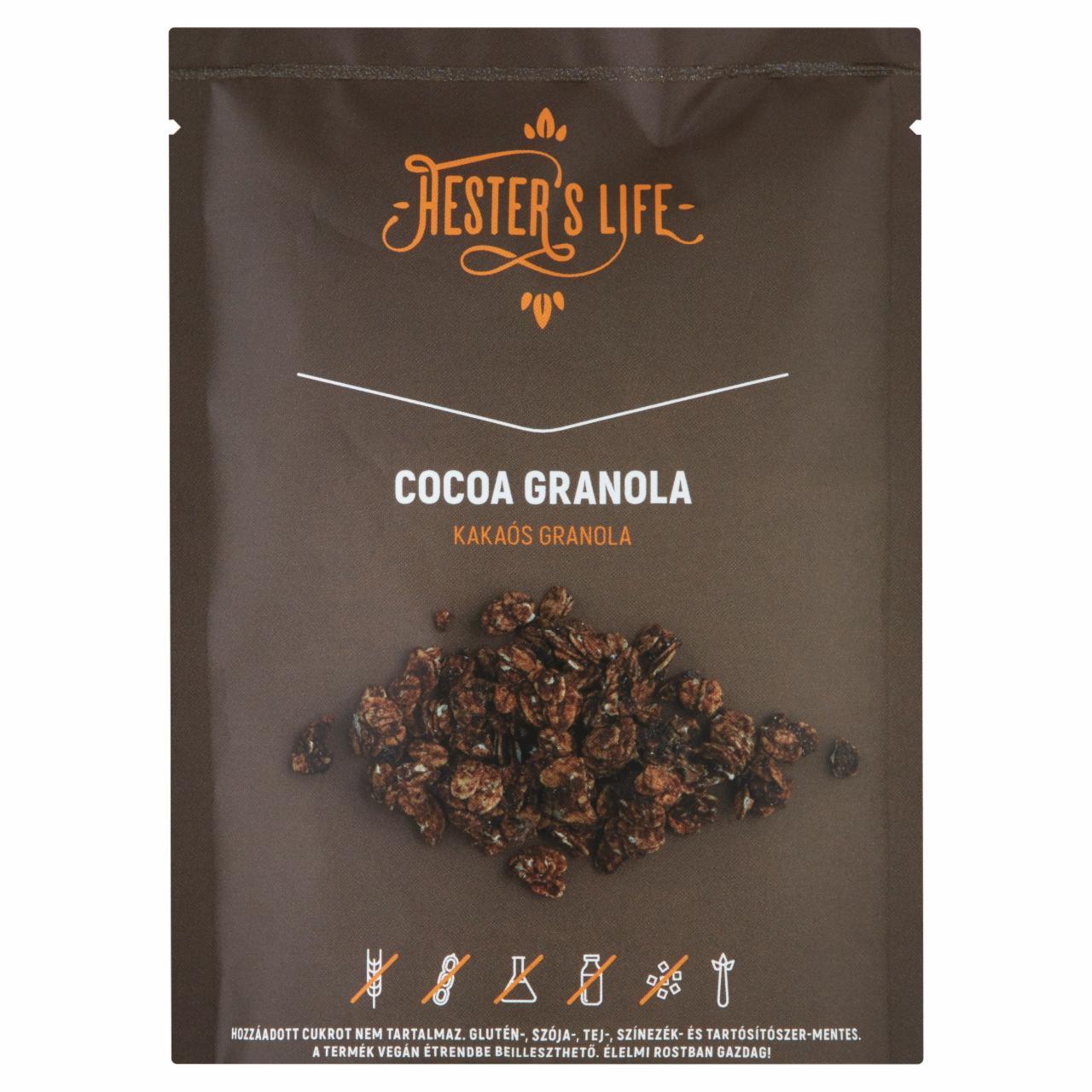 Photo - Hester's Life Cocoa Granola 60 g