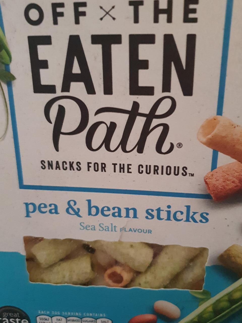 Photo - Sea Salt Pea & Pinto Bean Stick Crisps Off the Eaten Path
