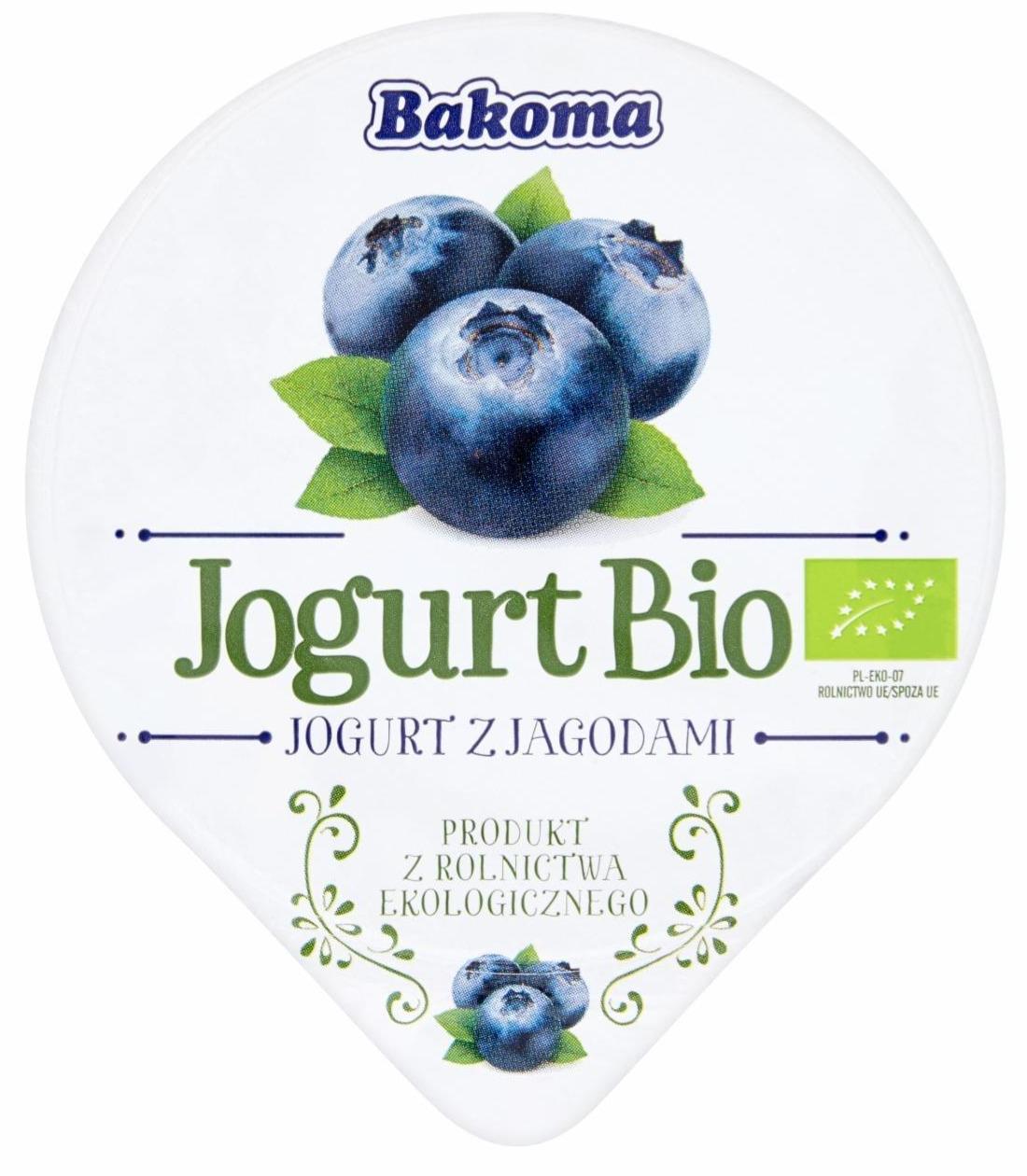 Photo - Bakoma Bio Yoghurt with Blueberries 140 g