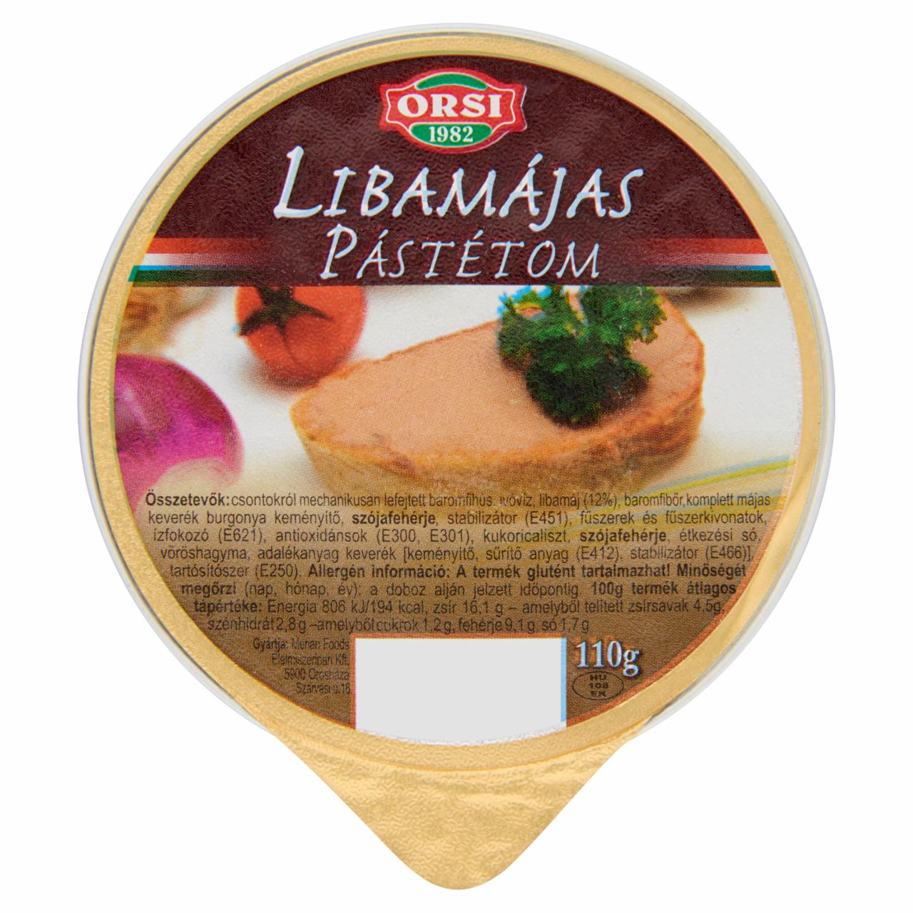 Photo - Orsi Goose Liver Paté 110 g