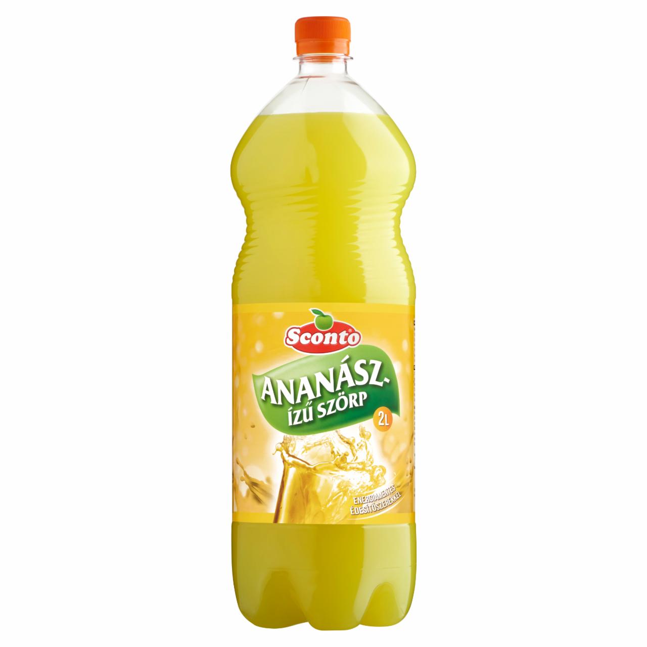 Photo - Sconto Energy-Free Pineapple Flavoured Syrup with Sweeteners 2 l