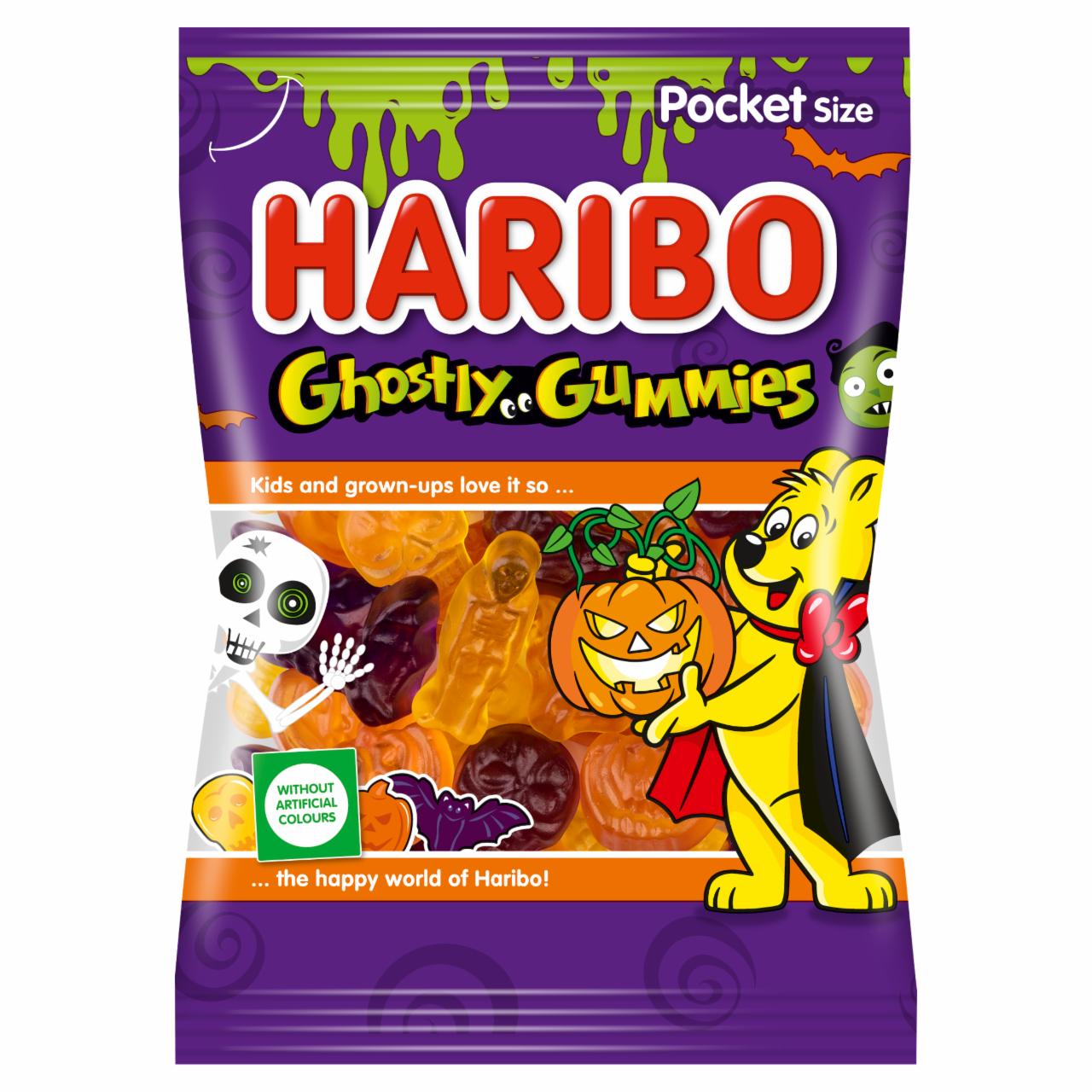 Photo - Haribo Ghosty Gummies Fruit Flavored Gummy Candy 90 g
