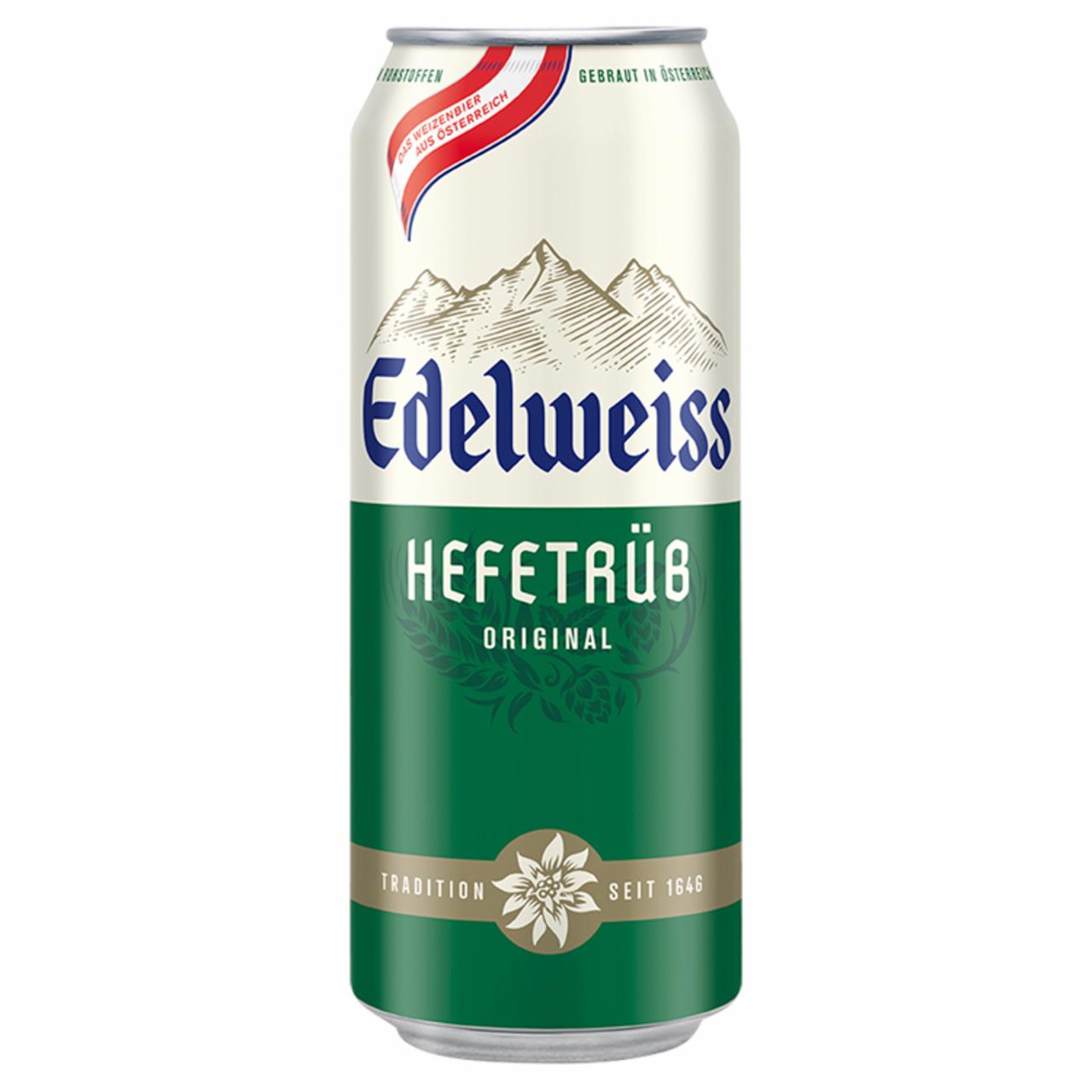 Photo - Edelweiss Hefetrüb Unfiltered Lager Wheat Beer 5,3% 0,5 l Can