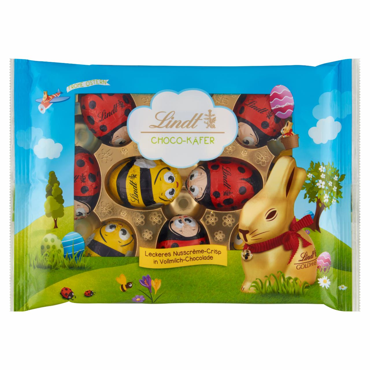 Photo - Lindt Chocolate Ladybird and Bee Milk Chocolate with Filling 100 g