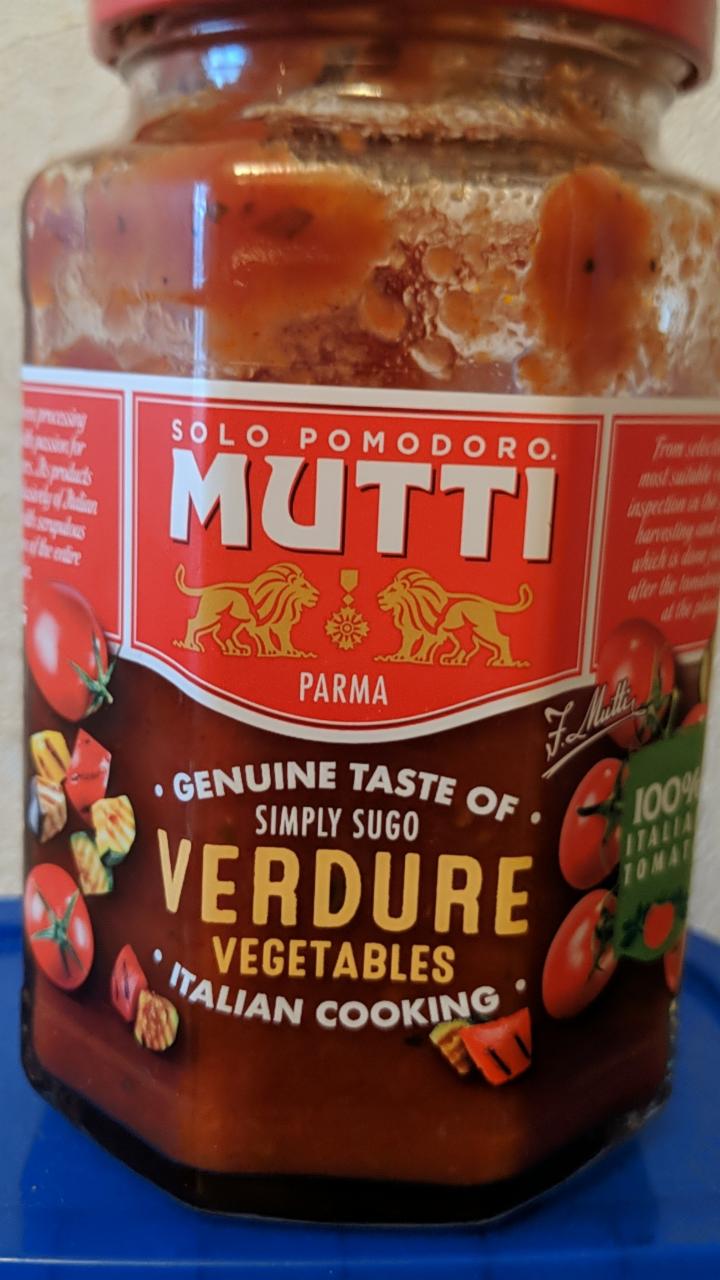 Photo - Mutti Tomato Sauce with Grilled Vegetables 400 g