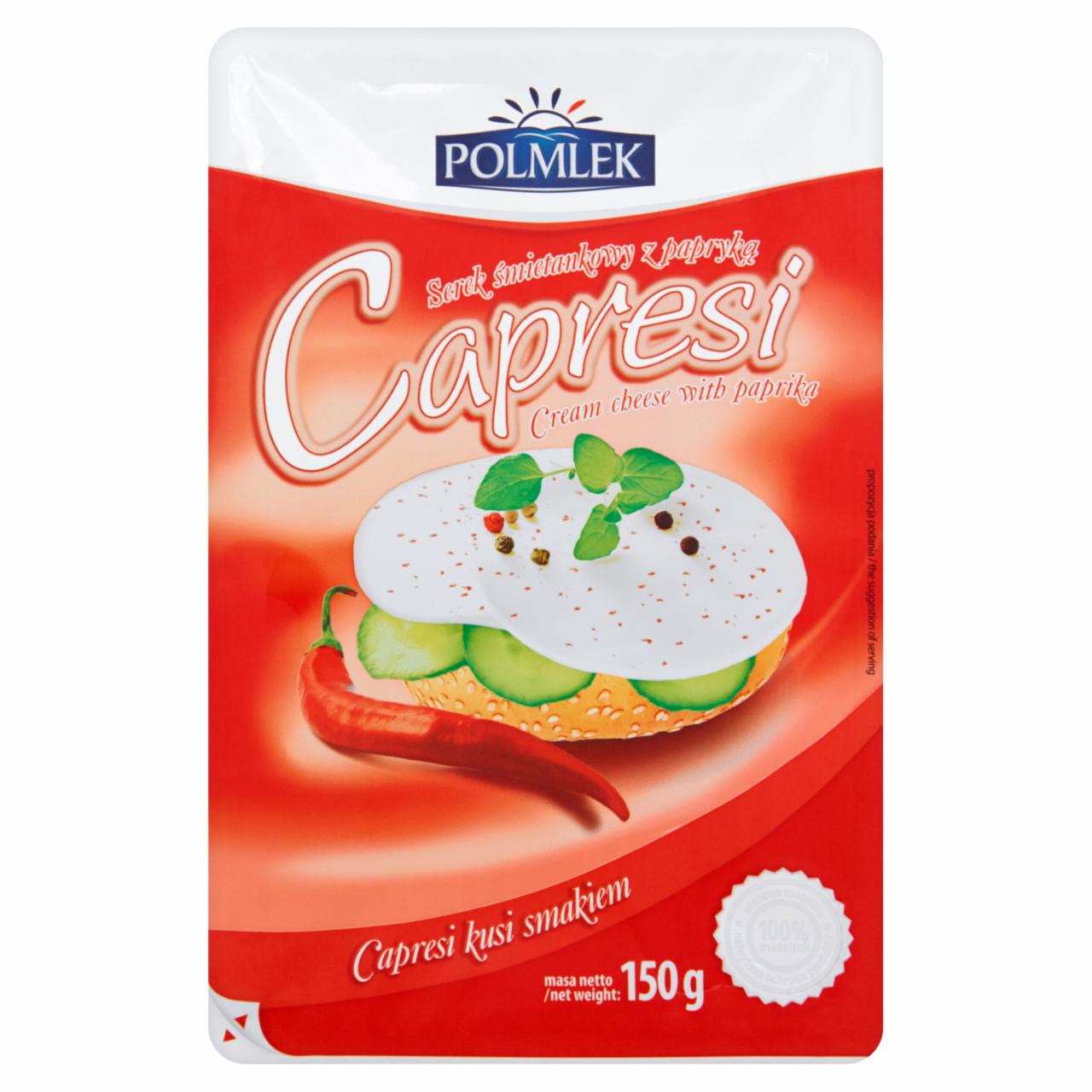 Photo - Polmlek Capresi Cream Cheese with Paprika 150 g