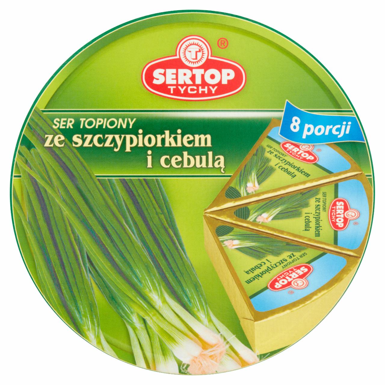 Photo - Sertop Tychy Processed Cheese with Chive and Onion 140 g (8 Portions)