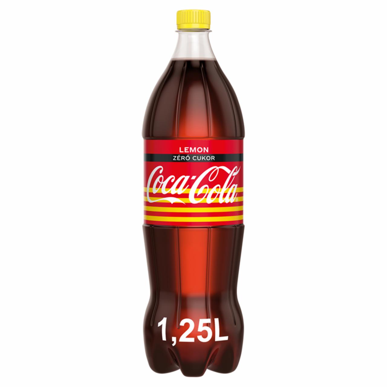 Photo - Coca-Cola Zero Lemon Cola and Lemon Flavoured Energy-Free Carbonated Soft Drink 1,25 l