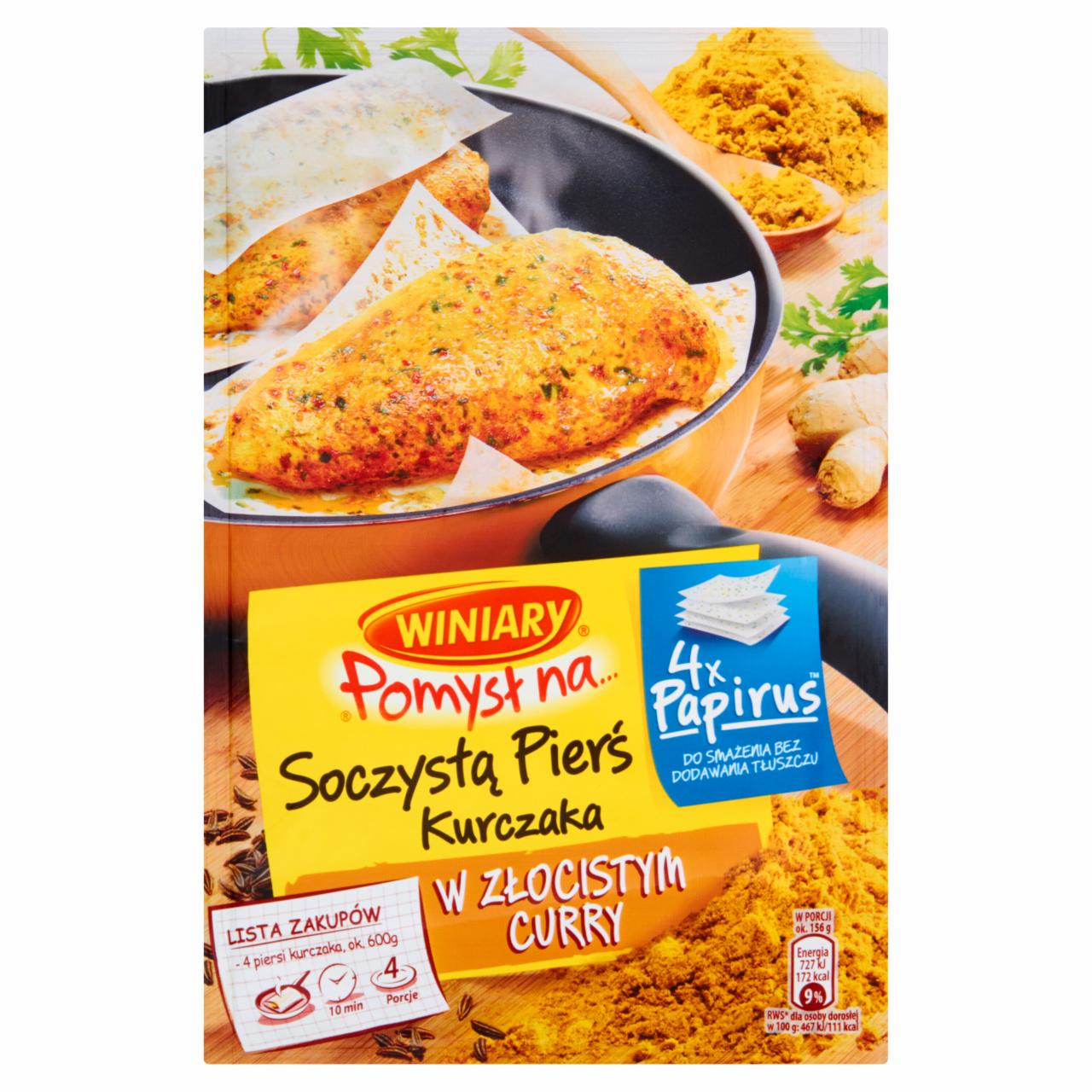 Photo - Winiary Pomysł na... Juicy Chicken Breast in Golden Curry 23.2 g
