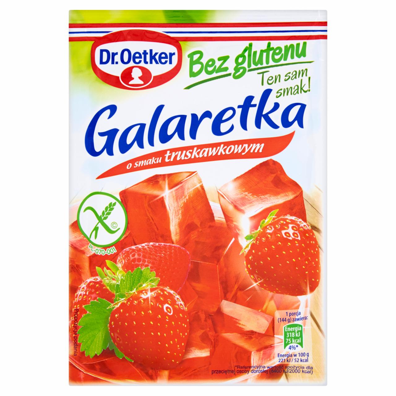 Photo - Dr. Oetker Strawberry Flavoured Gluten Free Jelly 77 g