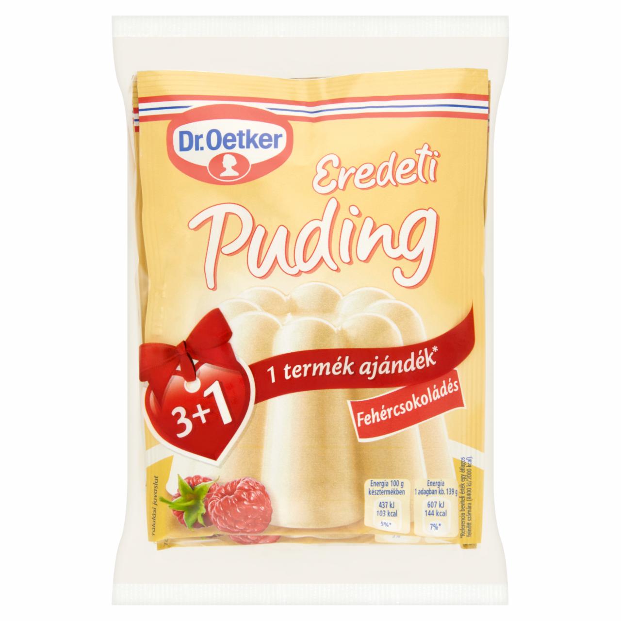 Photo - Dr. Oetker Eredeti Puding White Chocolate Pudding Powder 4 x 46 g