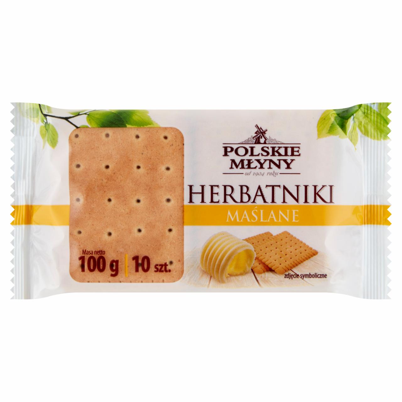 Photo - Polskie Młyny Butter Biscuits 100 g (10 Pieces)