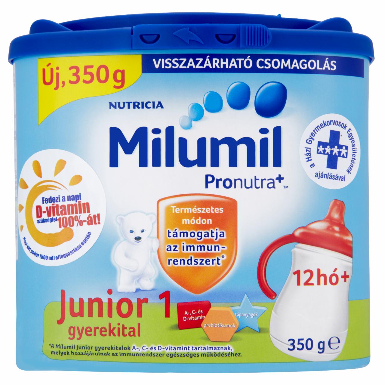 Photo - Milumil Junior 1 Drink for Babies 12+ Months 350 g