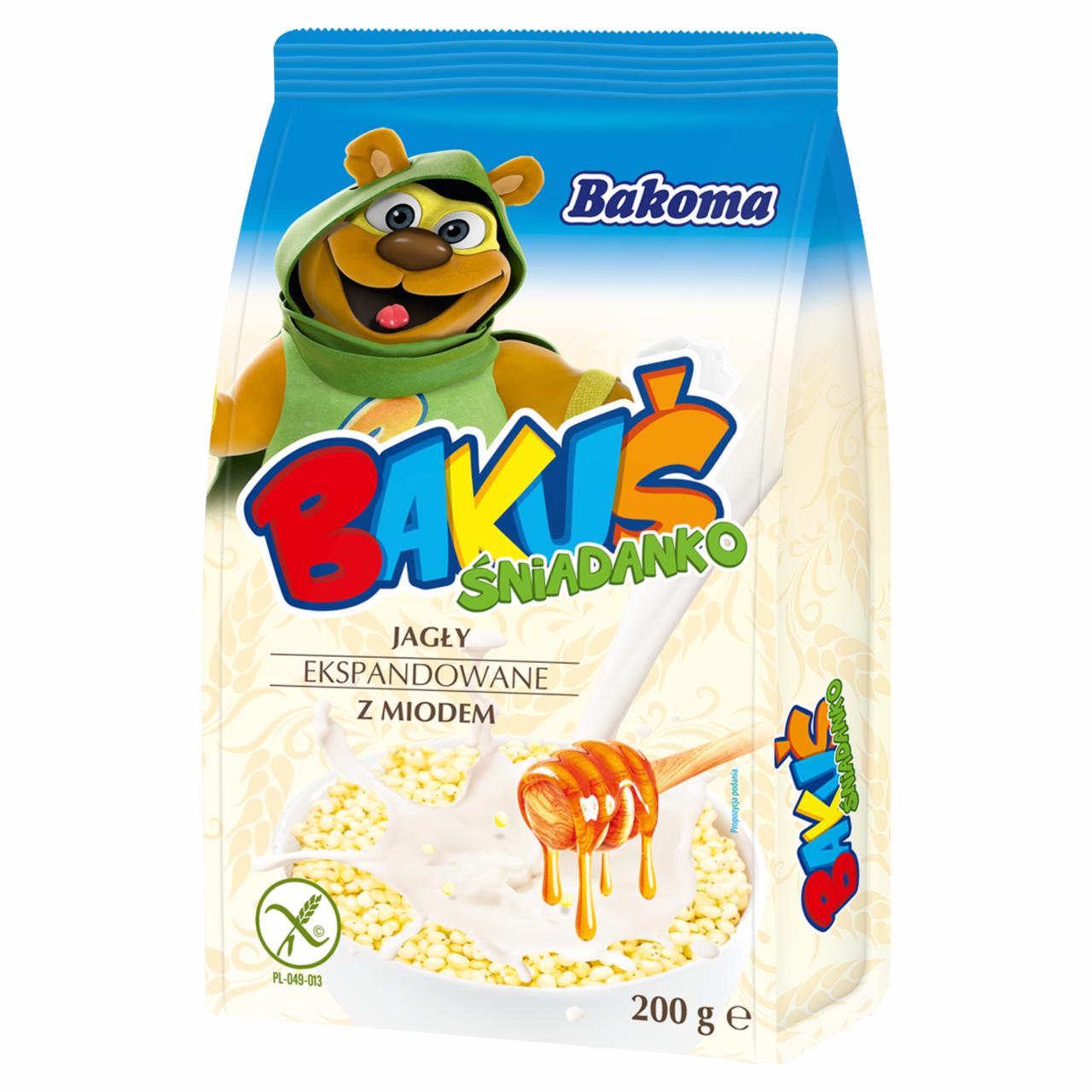 Photo - Bakoma Bakuś Expanded Millet with Honey Breakfast 200 g